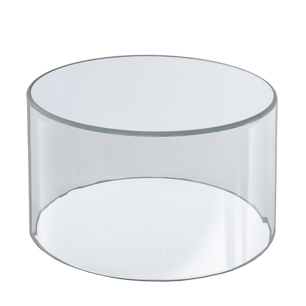 10"W x 8"H Clear Acrylic Cylinder